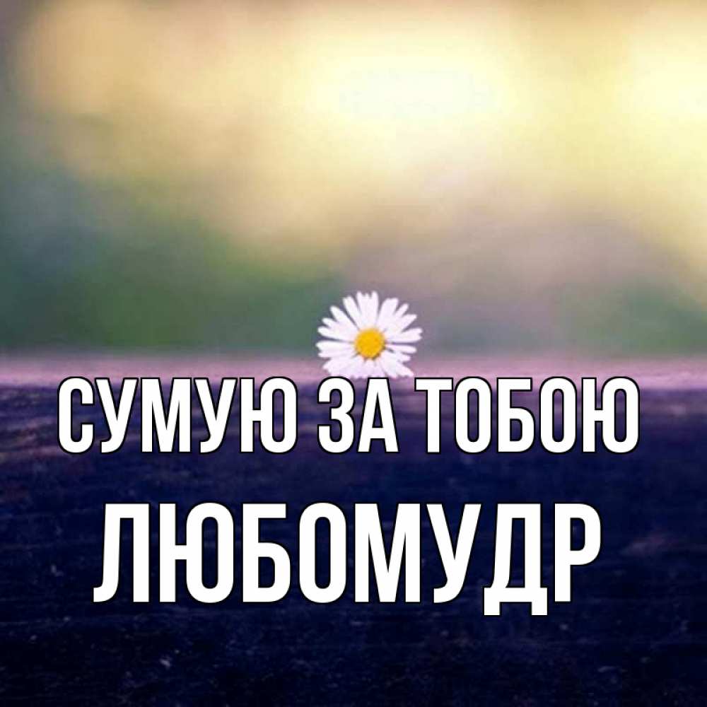 Открытка на каждый день з підписом, Любомудр Сумую за тобою приходи в гости Прикольна листівка з побажанням онлайн скачати безкоштовно 