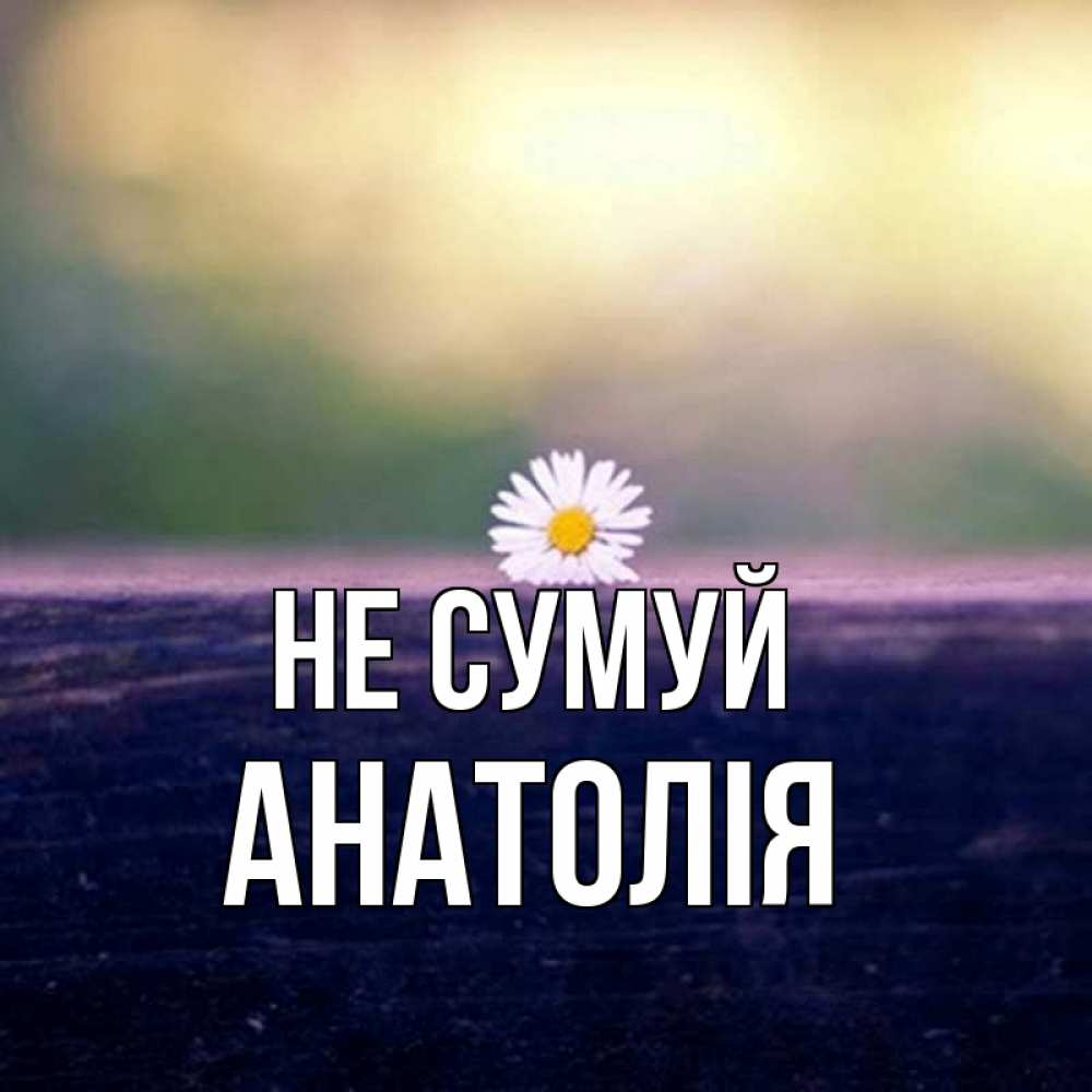 Открытка на каждый день з підписом, Анатолія Не сумуй красота Прикольна листівка з побажанням онлайн скачати безкоштовно 