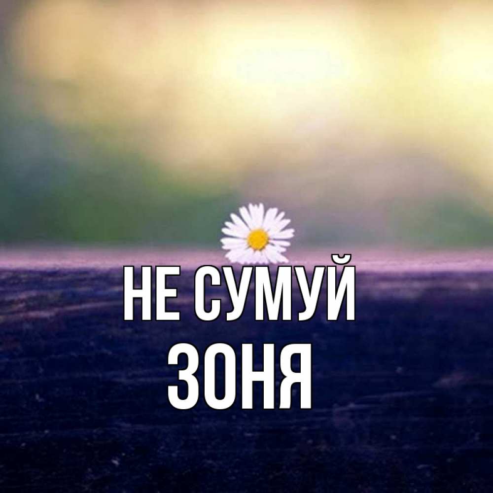 Открытка на каждый день з підписом, Зоня Не сумуй красота Прикольна листівка з побажанням онлайн скачати безкоштовно 
