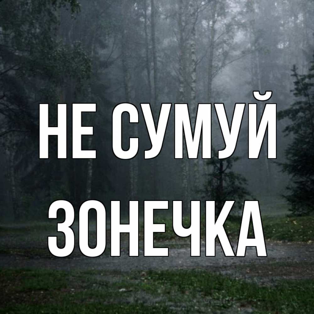 Открытка на каждый день з підписом, Зонечка Не сумуй осень Прикольна листівка з побажанням онлайн скачати безкоштовно 