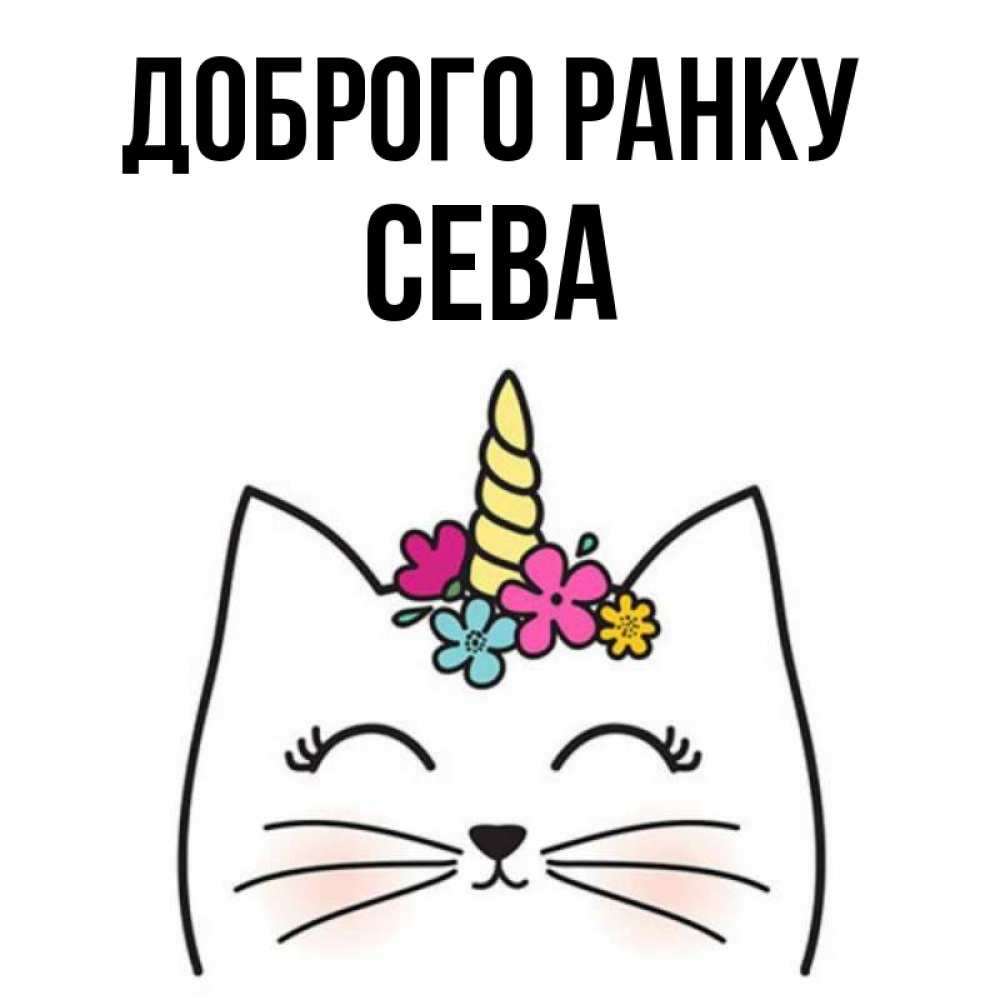 Открытка на каждый день з підписом, Сева Доброго ранку утречко Прикольна листівка з побажанням онлайн скачати безкоштовно 