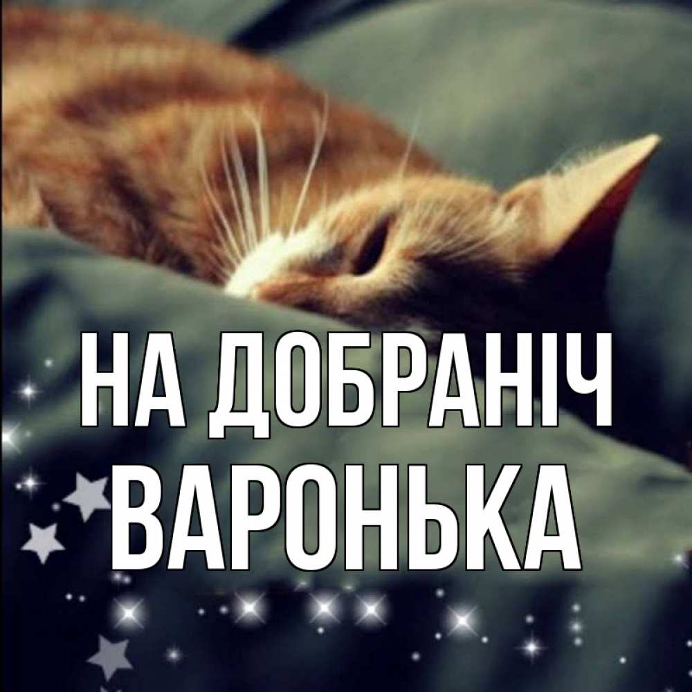 Открытка на каждый день з підписом, Варонька На добраніч кроватка Прикольна листівка з побажанням онлайн скачати безкоштовно 
