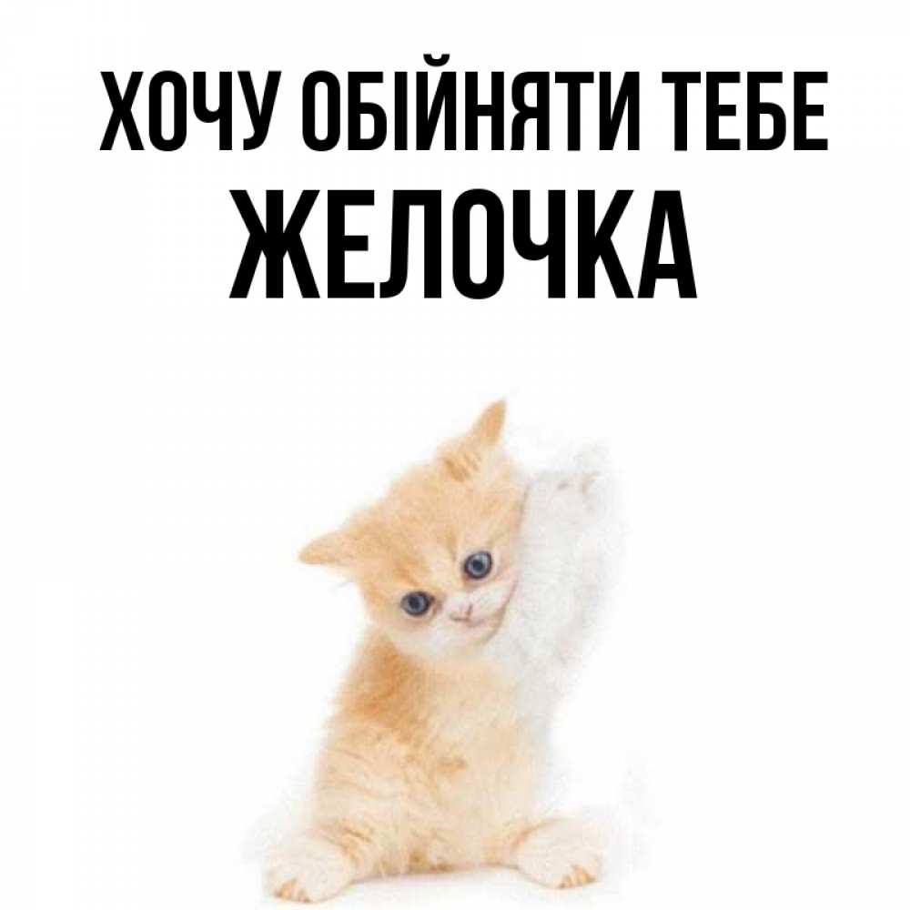 Открытка на каждый день з підписом, Желочка Хочу обійняти тебе я хочу очень скорее обнимаешек Прикольна листівка з побажанням онлайн скачати безкоштовно 