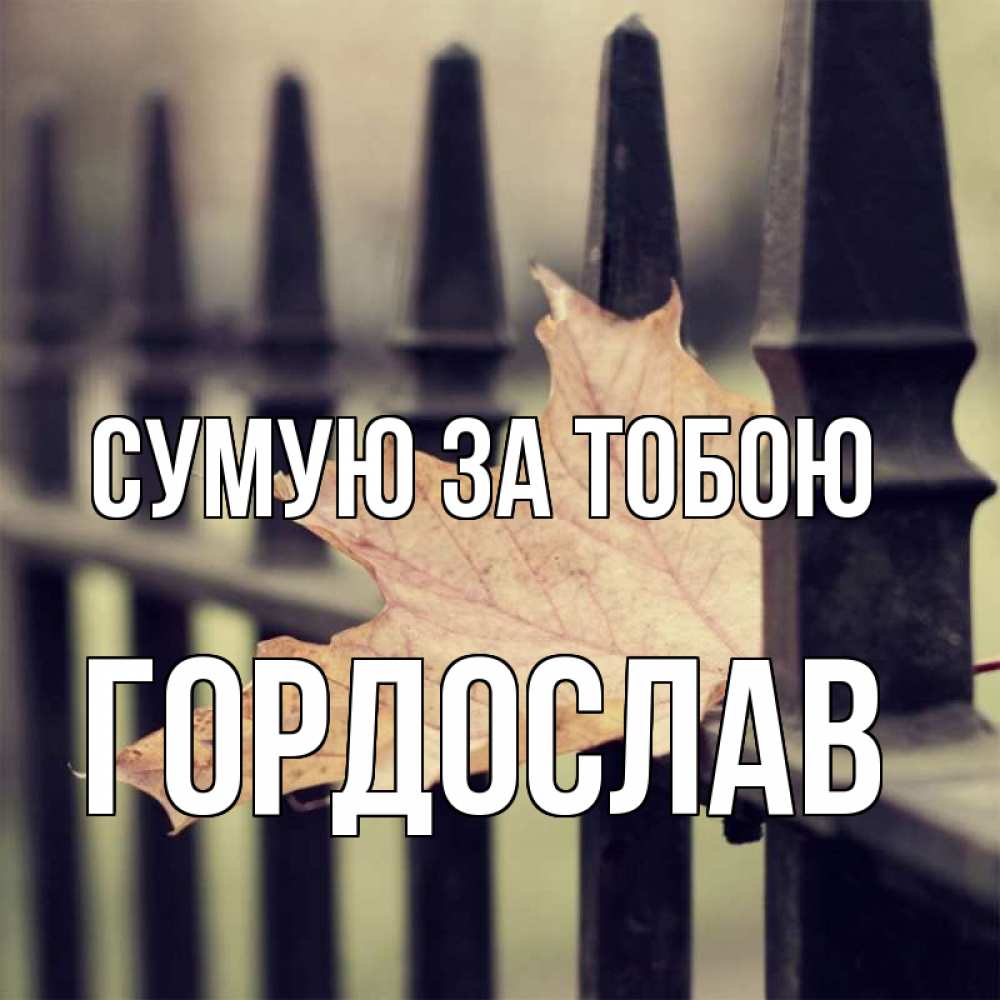 Открытка на каждый день з підписом, Гордослав Сумую за тобою очень скучно Прикольна листівка з побажанням онлайн скачати безкоштовно 