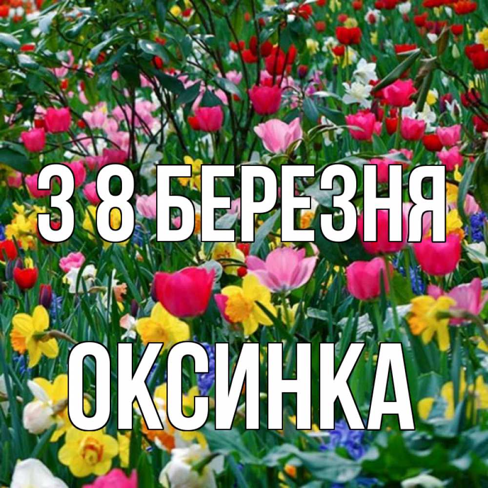 Открытка на каждый день з підписом, Оксинка З 8 БЕРЕЗНЯ с международным женским днем поздравления для женщины Прикольна листівка з побажанням онлайн скачати безкоштовно 