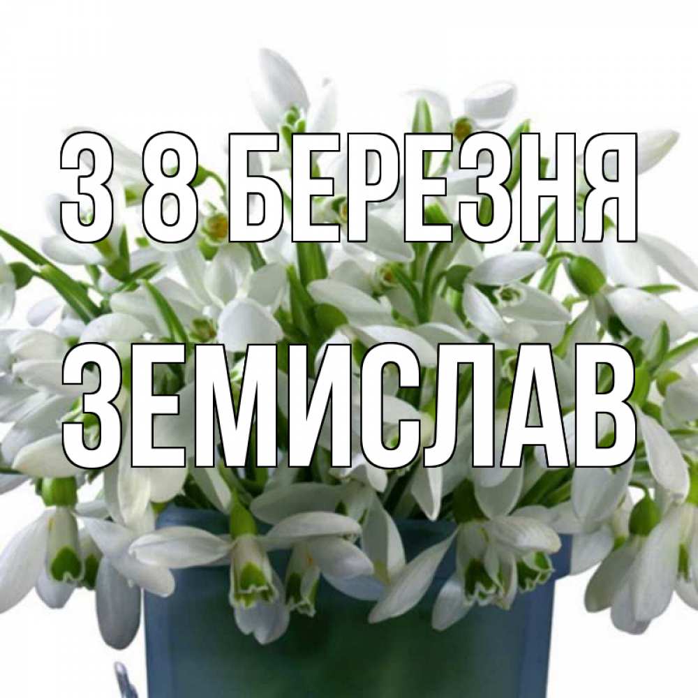 Открытка на каждый день з підписом, Земислав З 8 БЕРЕЗНЯ цветы к международному женскому дню Прикольна листівка з побажанням онлайн скачати безкоштовно 
