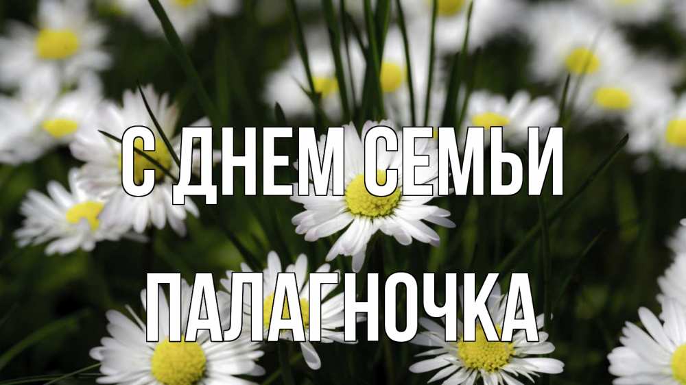 Открытка на каждый день з підписом, Палагночка С днем семьи с днем семьи  2 Прикольна листівка з побажанням онлайн скачати безкоштовно 