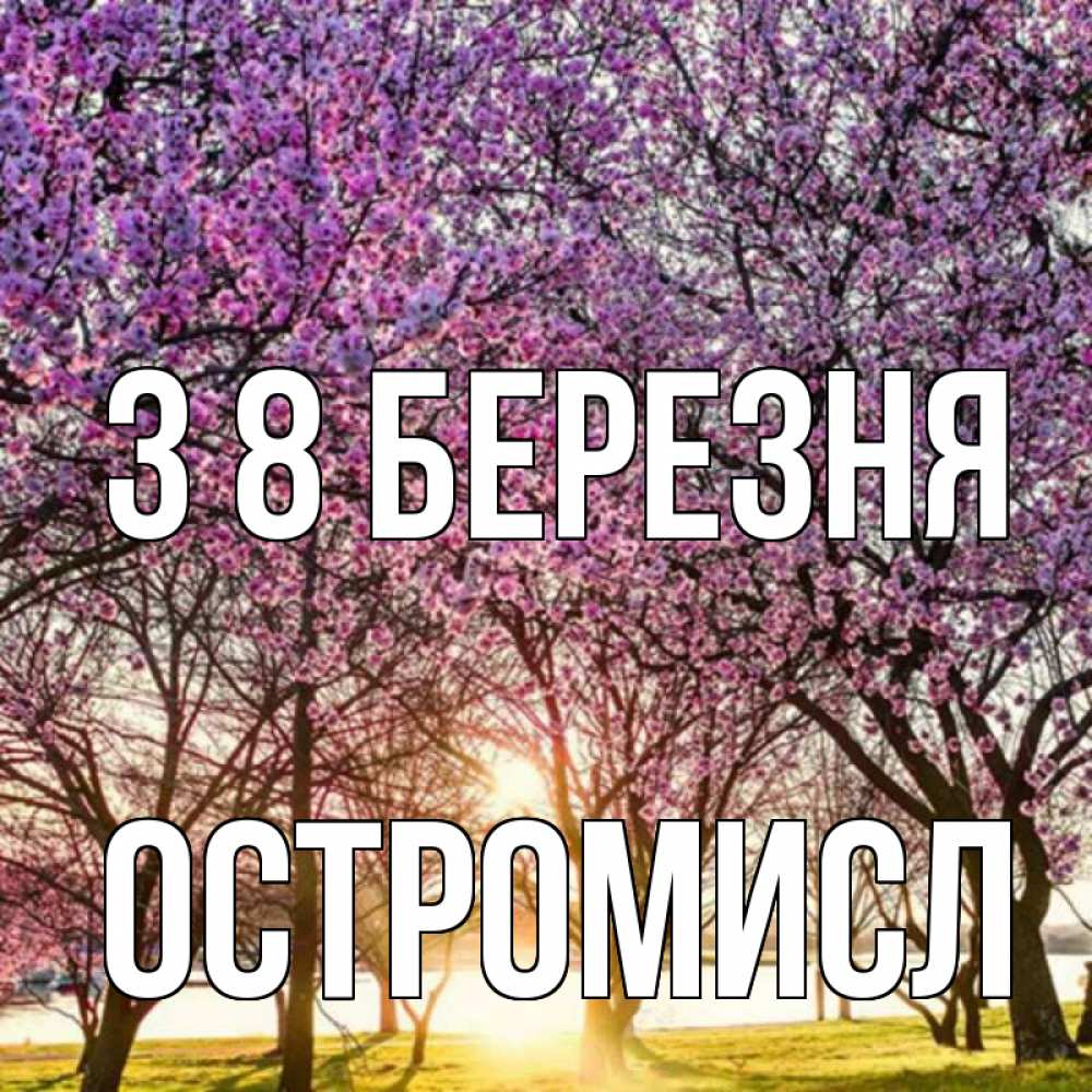 Открытка на каждый день з підписом, Остромисл З 8 БЕРЕЗНЯ международный женский день Прикольна листівка з побажанням онлайн скачати безкоштовно 