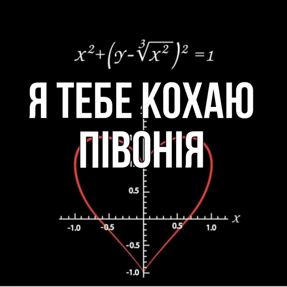 Открытка на каждый день з підписом, Півонія Я тебе кохаю сердечная формула Прикольна листівка з побажанням онлайн скачати безкоштовно 