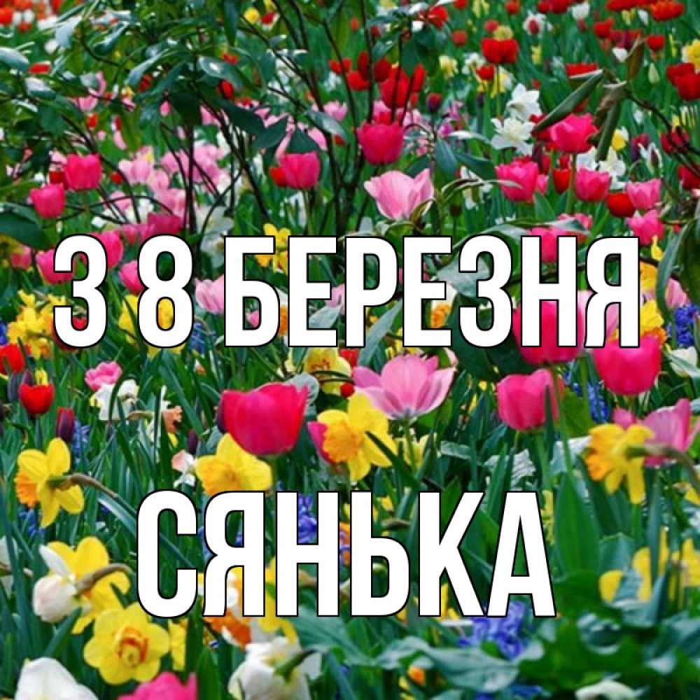 Открытка на каждый день з підписом, Сянька З 8 БЕРЕЗНЯ с международным женским днем поздравления для женщины Прикольна листівка з побажанням онлайн скачати безкоштовно 