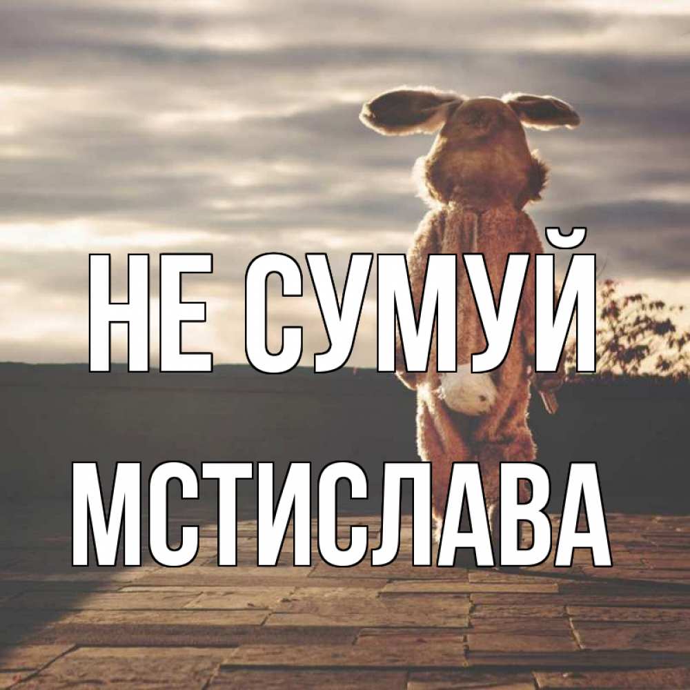 Открытка на каждый день з підписом, Мстислава Не сумуй со спины Прикольна листівка з побажанням онлайн скачати безкоштовно 