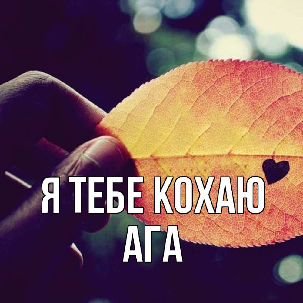 Открытка на каждый день з підписом, Ага Я тебе кохаю держу лист Прикольна листівка з побажанням онлайн скачати безкоштовно 