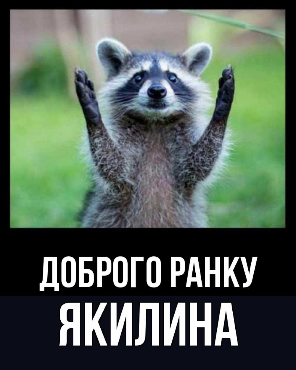 Открытка на каждый день з підписом, Якилина Доброго ранку хорошее настроение утречком Прикольна листівка з побажанням онлайн скачати безкоштовно 