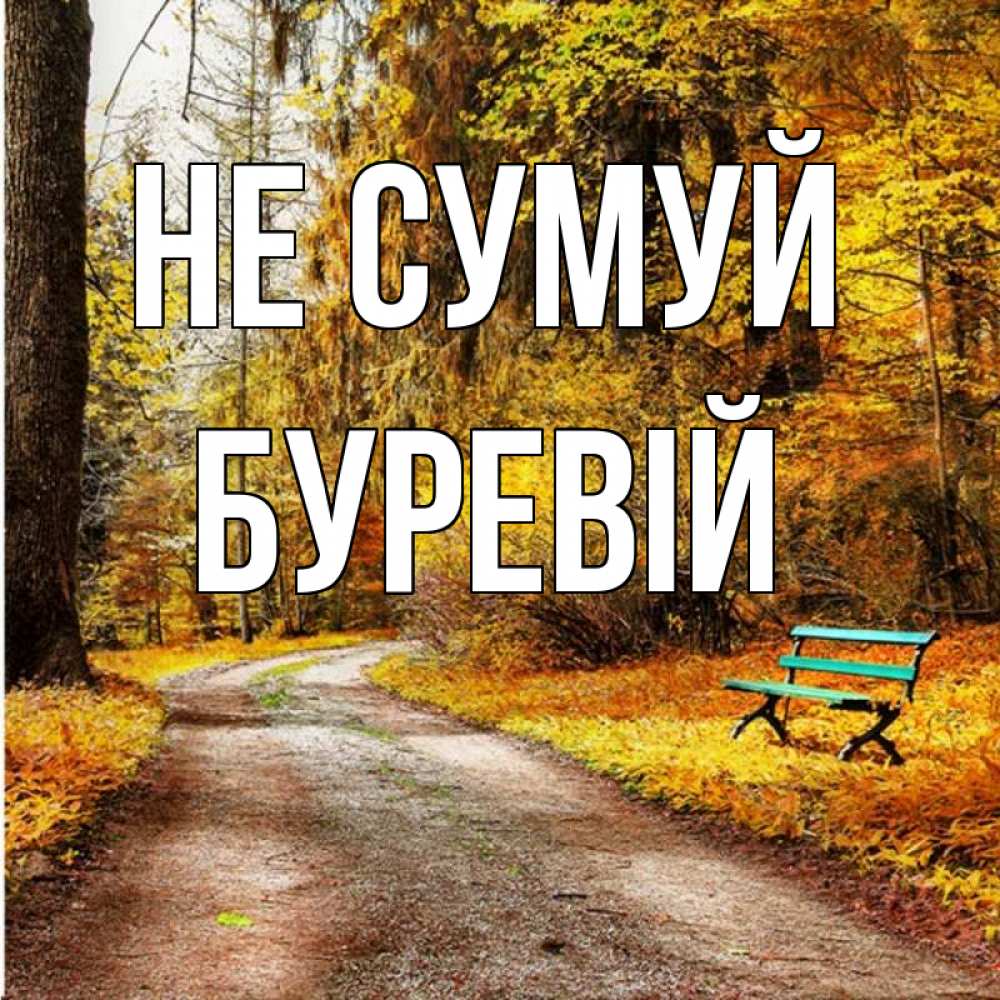 Открытка на каждый день з підписом, Буревій Не сумуй зеленая лавочка Прикольна листівка з побажанням онлайн скачати безкоштовно 