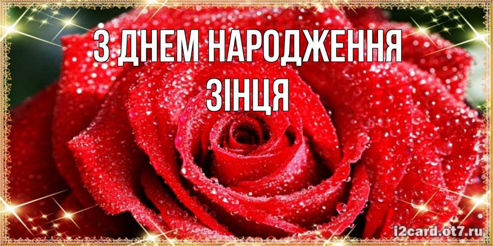 Открытка на каждый день з підписом, Зінця З Днем народження роса и роза. открытка с красивой розой Прикольна листівка з побажанням онлайн скачати безкоштовно 