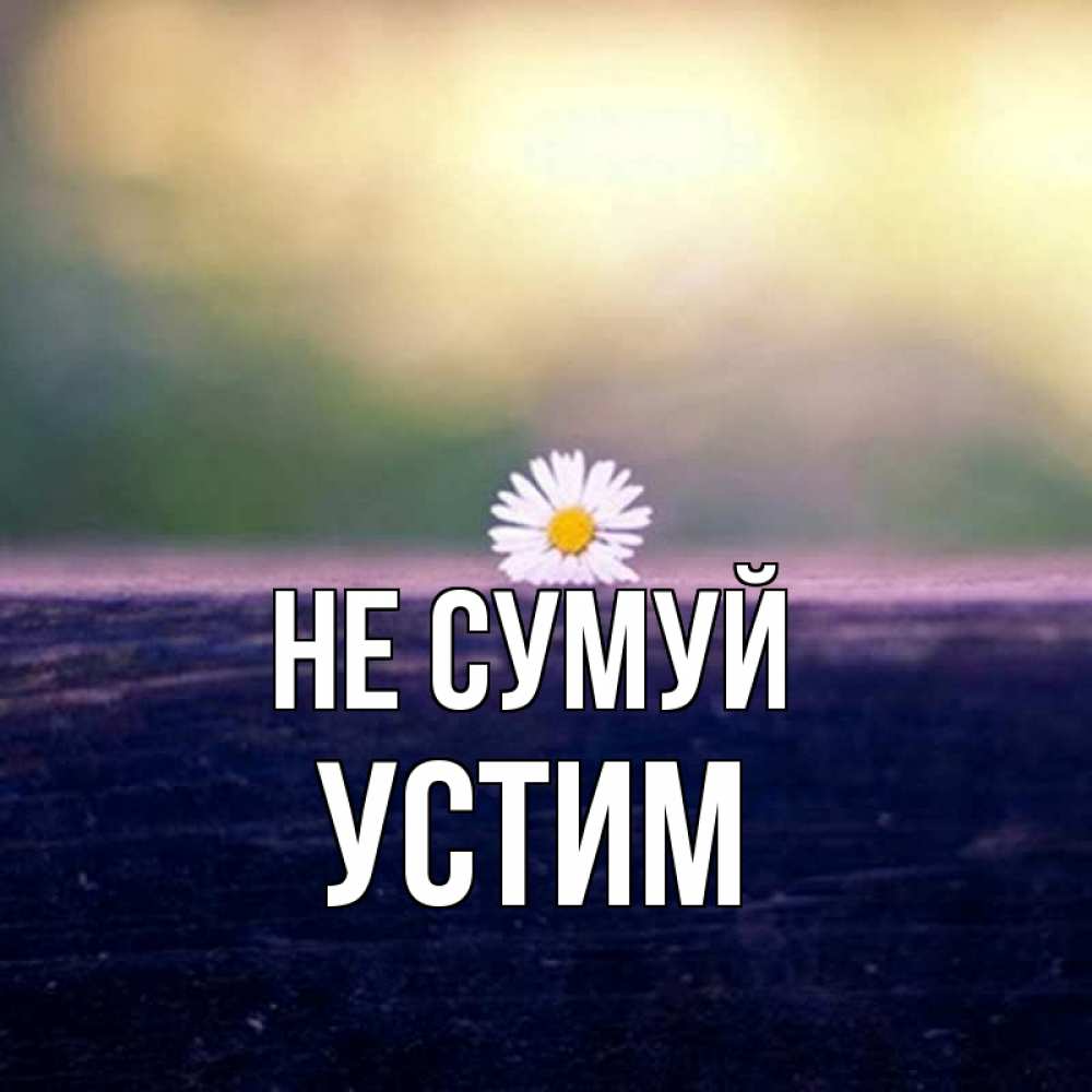 Открытка на каждый день з підписом, Устим Не сумуй красота Прикольна листівка з побажанням онлайн скачати безкоштовно 