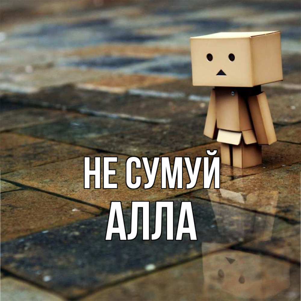Открытка на каждый день з підписом, Алла Не сумуй Стив Прикольна листівка з побажанням онлайн скачати безкоштовно 
