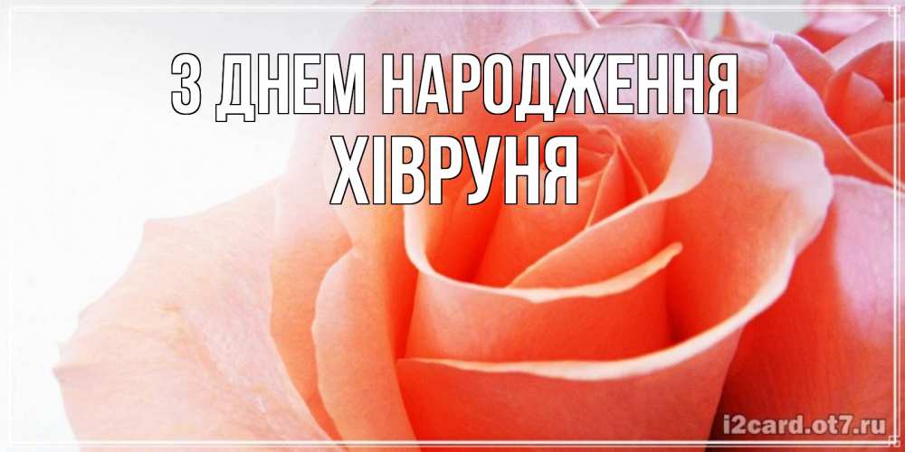 Открытка на каждый день з підписом, Хівруня З Днем народження розы для поздравления с днем рождения Прикольна листівка з побажанням онлайн скачати безкоштовно 