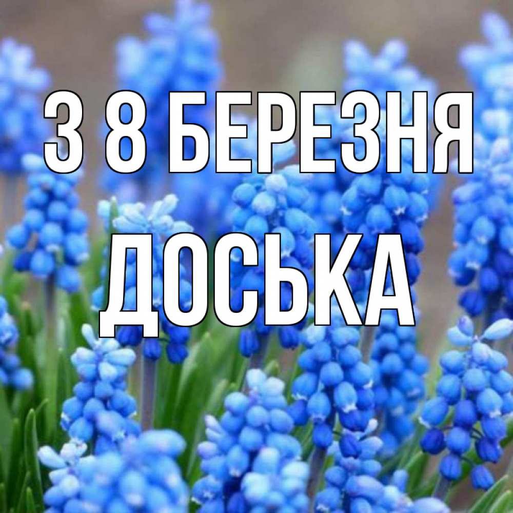 Открытка на каждый день з підписом, Доська З 8 БЕРЕЗНЯ Поздравительная открытка для женщин с цветами на праздничную дату Прикольна листівка з побажанням онлайн скачати безкоштовно 