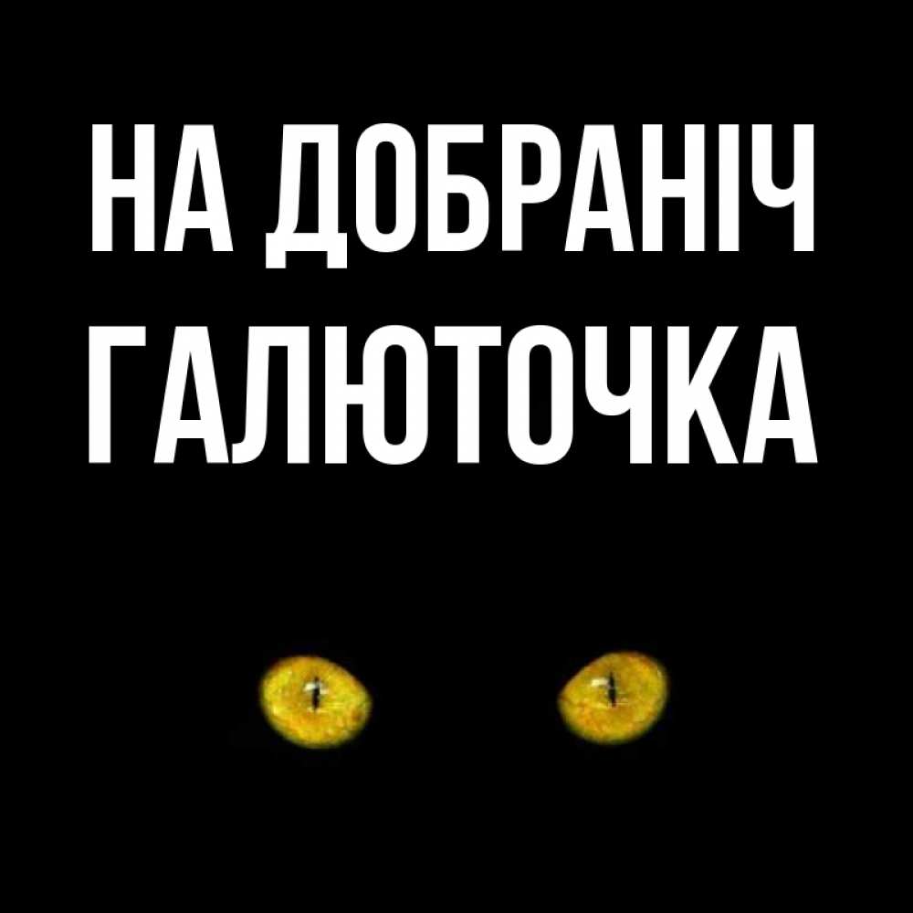 Открытка на каждый день з підписом, Галюточка На добраніч сладких снов бесстрашный мой дружочек Прикольна листівка з побажанням онлайн скачати безкоштовно 