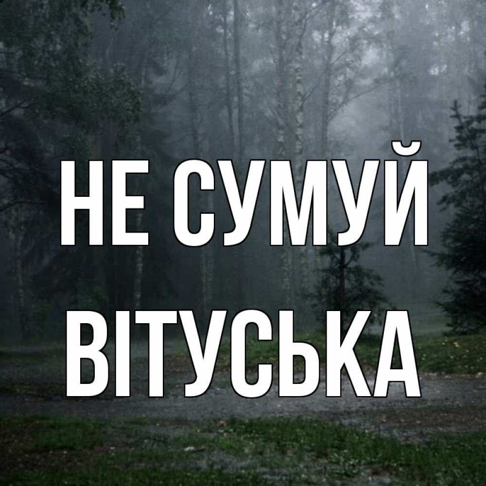 Открытка на каждый день з підписом, Вітуська Не сумуй осень Прикольна листівка з побажанням онлайн скачати безкоштовно 