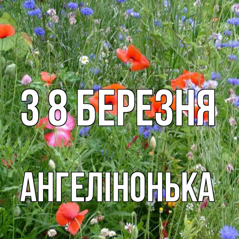 Открытка на каждый день з підписом, Ангелінонька З 8 БЕРЕЗНЯ международный женский день 4 Прикольна листівка з побажанням онлайн скачати безкоштовно 