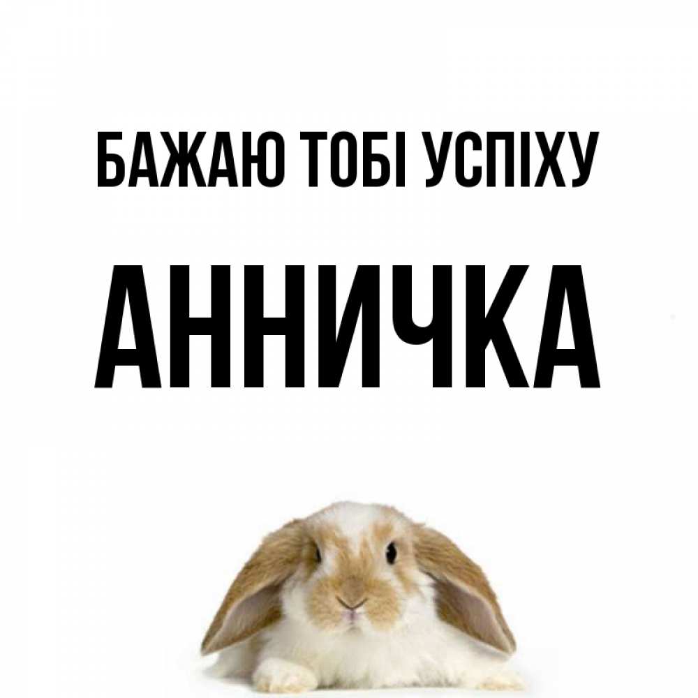 Открытка на каждый день з підписом, Анничка Бажаю тобі успіху открытки с произвольным текстом который можно вставить в открытку и создать ее самостоятельно бесплатно онлайн Прикольна листівка з побажанням онлайн скачати безкоштовно 