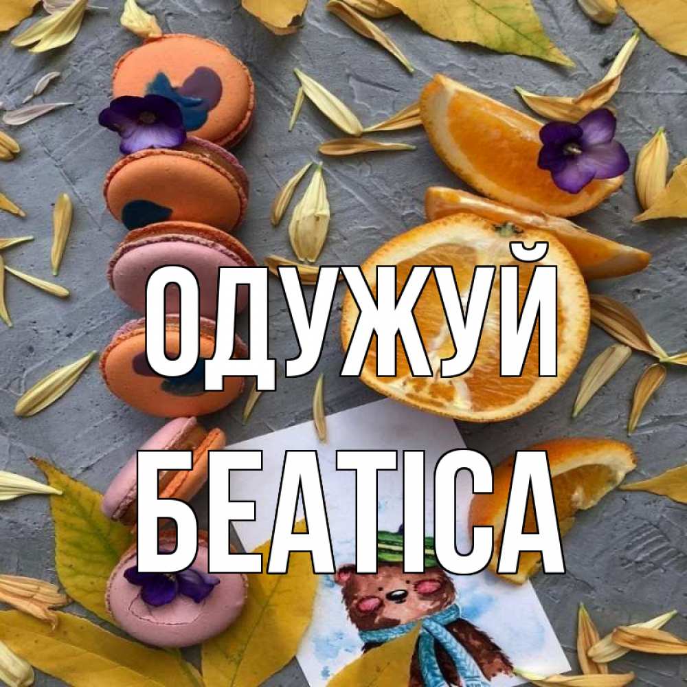 Открытка на каждый день з підписом, Беатіса Одужуй не болейте Прикольна листівка з побажанням онлайн скачати безкоштовно 