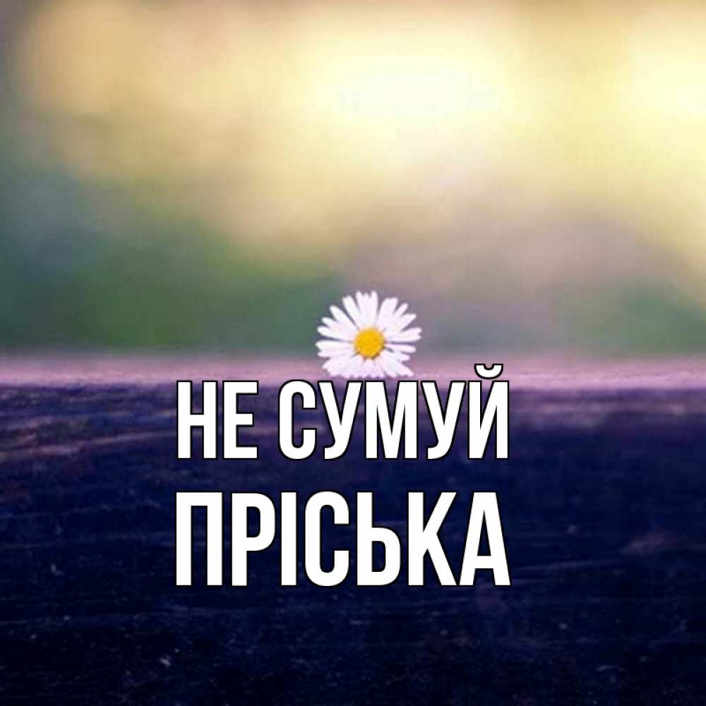 Открытка на каждый день з підписом, Пріська Не сумуй красота Прикольна листівка з побажанням онлайн скачати безкоштовно 