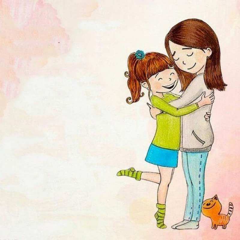 Открытка для подруги 1 котики и подружки 1 Я тебе кохаю 