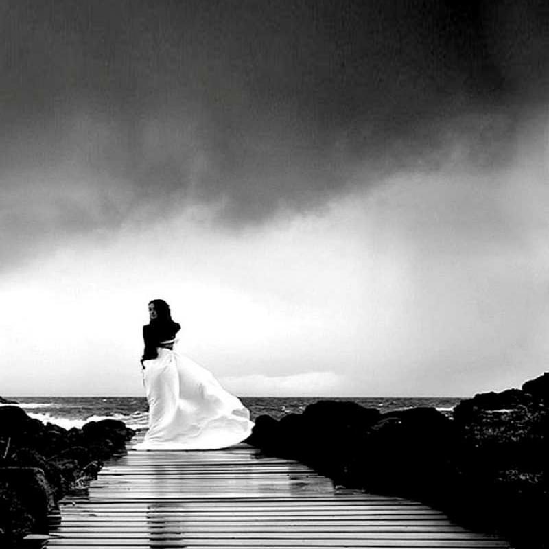 Открытка море  скучаю  Сумую за тобою 