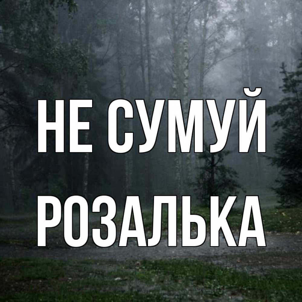Открытка на каждый день з підписом, Розалька Не сумуй осень Прикольна листівка з побажанням онлайн скачати безкоштовно 