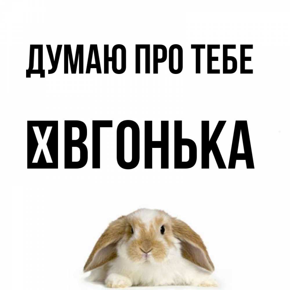 Открытка на каждый день з підписом, Ївгонька Думаю про тебе подписать своими руками онлайн Прикольна листівка з побажанням онлайн скачати безкоштовно 