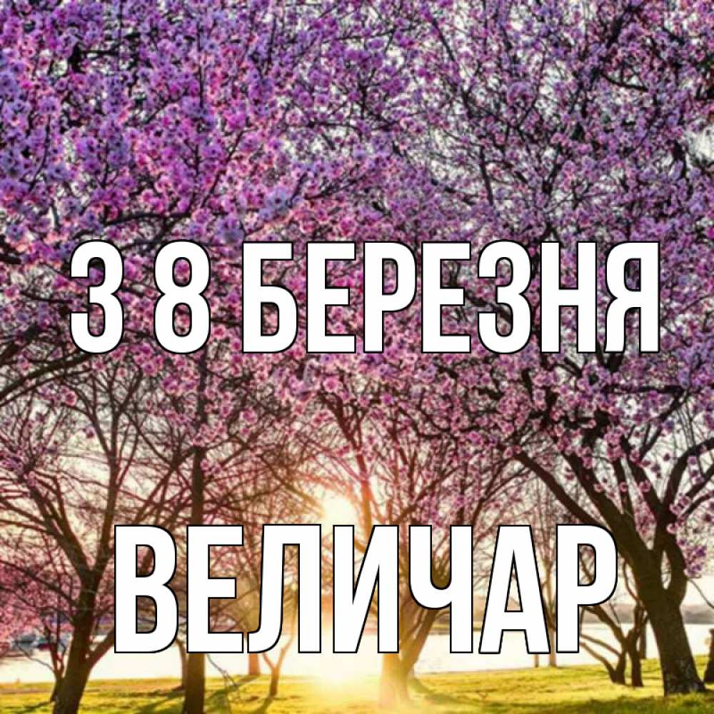Открытка на каждый день з підписом, Величар З 8 БЕРЕЗНЯ международный женский день Прикольна листівка з побажанням онлайн скачати безкоштовно 
