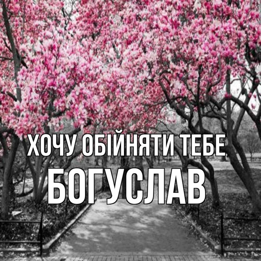 Открытка на каждый день з підписом, Богуслав Хочу обійняти тебе обработанное фото Прикольна листівка з побажанням онлайн скачати безкоштовно 