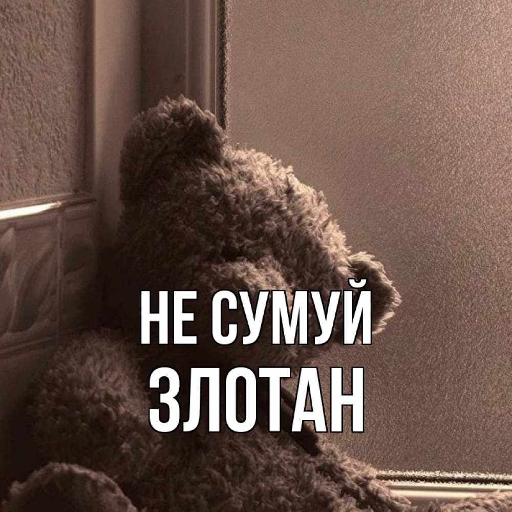 Открытка на каждый день з підписом, Злотан Не сумуй стекол рефленое Прикольна листівка з побажанням онлайн скачати безкоштовно 