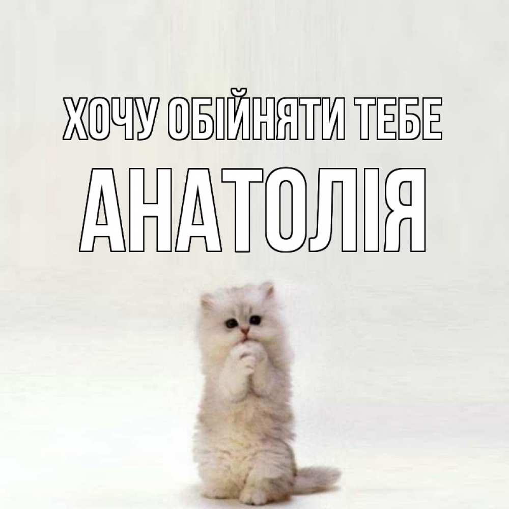 Открытка на каждый день з підписом, Анатолія Хочу обійняти тебе открытки с креативными подписями Прикольна листівка з побажанням онлайн скачати безкоштовно 
