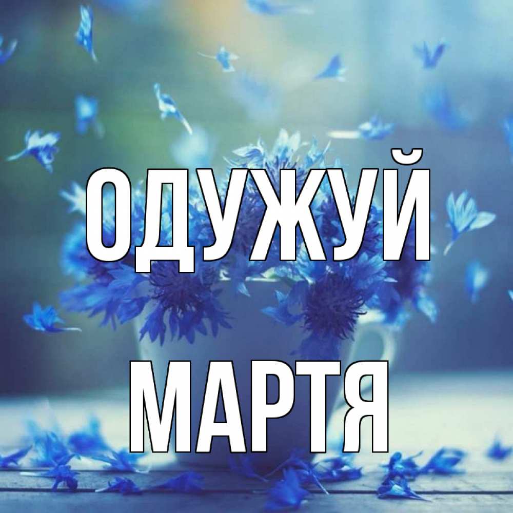 Открытка на каждый день з підписом, Мартя Одужуй кружка с зельем и цветами Прикольна листівка з побажанням онлайн скачати безкоштовно 