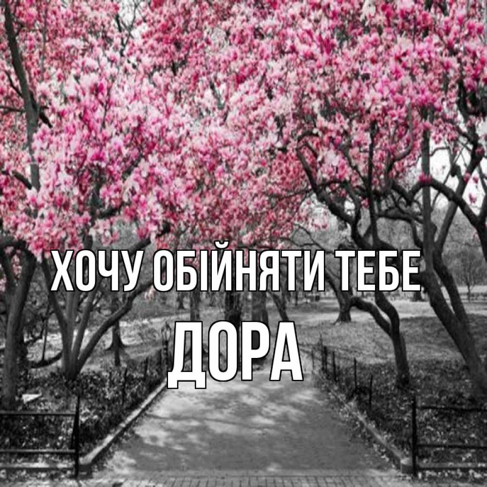 Открытка на каждый день з підписом, Дора Хочу обійняти тебе обработанное фото Прикольна листівка з побажанням онлайн скачати безкоштовно 