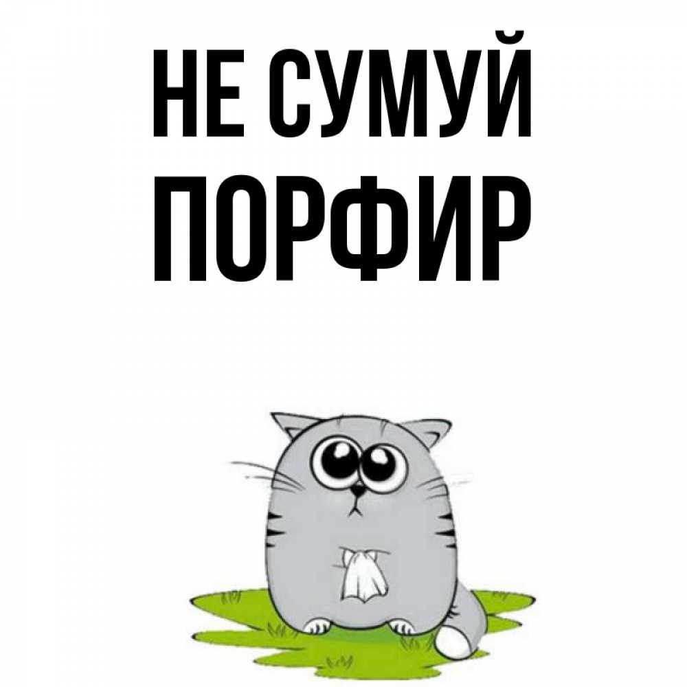 Открытка на каждый день з підписом, Порфир Не сумуй грустный котяра Прикольна листівка з побажанням онлайн скачати безкоштовно 