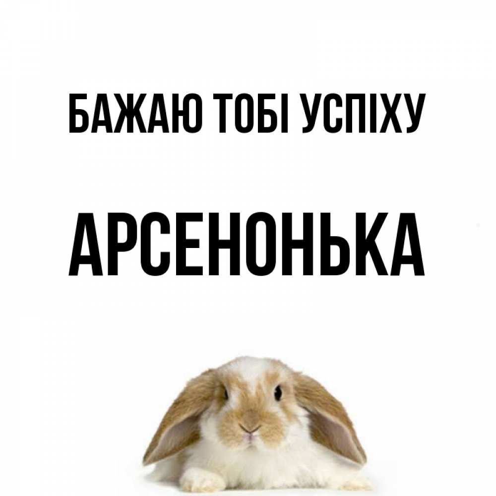Открытка на каждый день з підписом, Арсенонька Бажаю тобі успіху открытки с произвольным текстом который можно вставить в открытку и создать ее самостоятельно бесплатно онлайн Прикольна листівка з побажанням онлайн скачати безкоштовно 