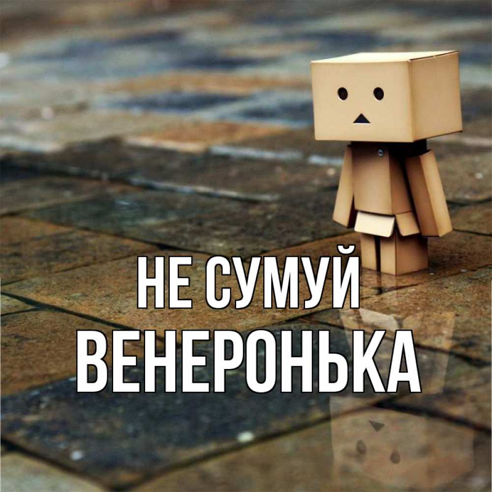 Открытка на каждый день з підписом, Венеронька Не сумуй Стив Прикольна листівка з побажанням онлайн скачати безкоштовно 