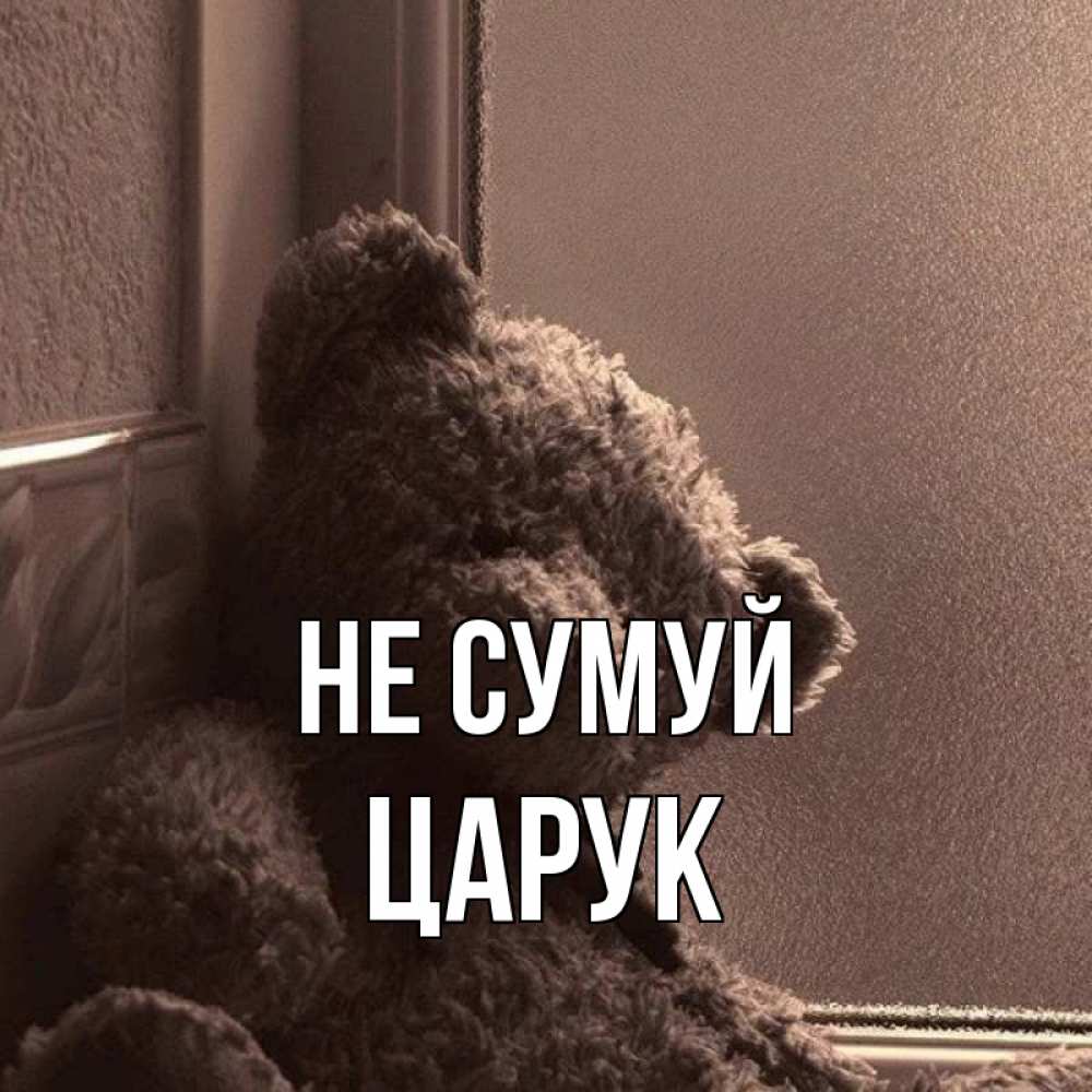 Открытка на каждый день з підписом, Царук Не сумуй стекол рефленое Прикольна листівка з побажанням онлайн скачати безкоштовно 