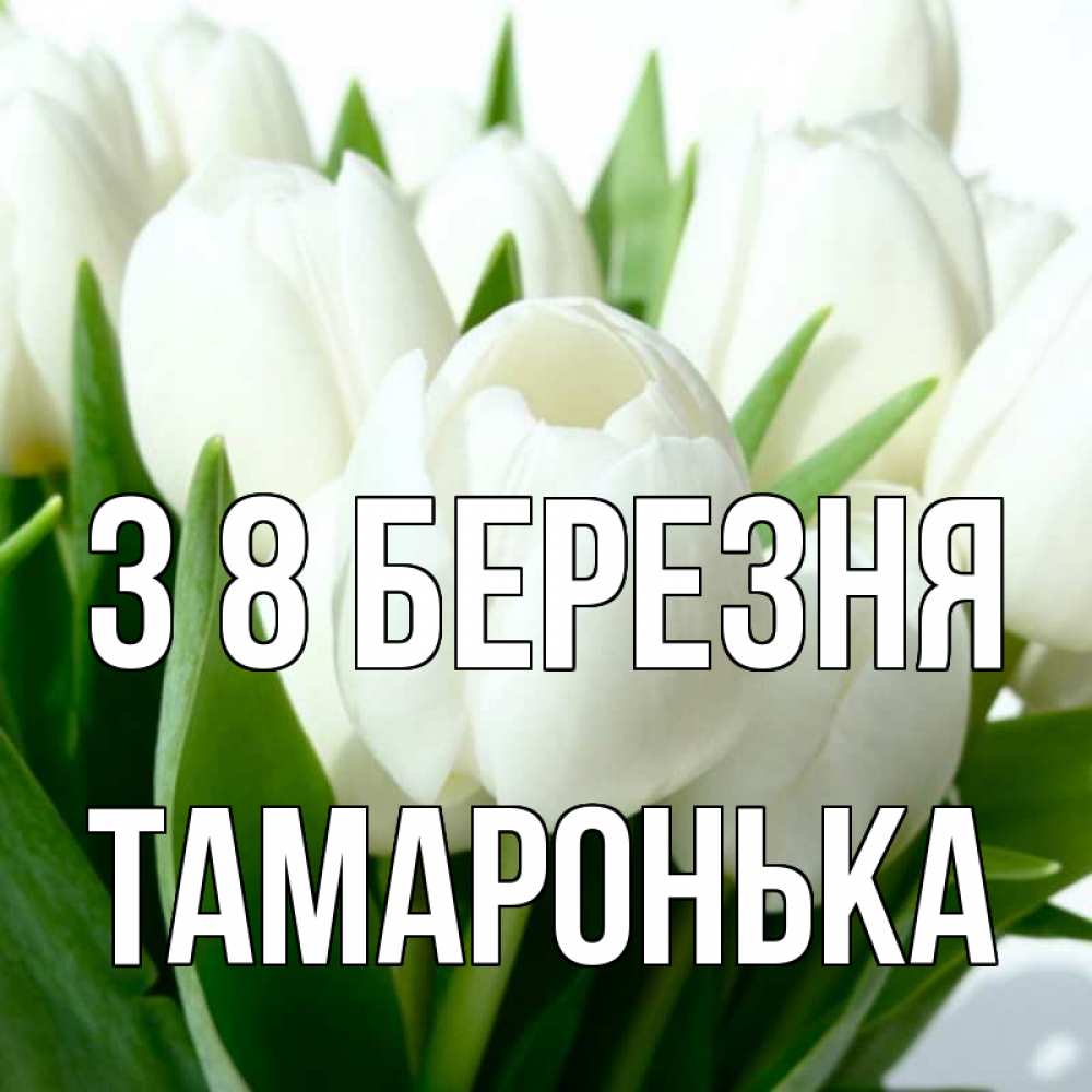 Открытка на каждый день з підписом, Тамаронька З 8 БЕРЕЗНЯ цветы Прикольна листівка з побажанням онлайн скачати безкоштовно 