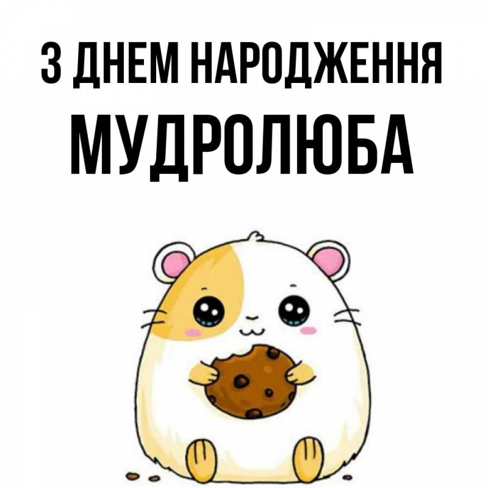 Открытка на каждый день з підписом, Мудролюба З Днем народження с днюхой Прикольна листівка з побажанням онлайн скачати безкоштовно 