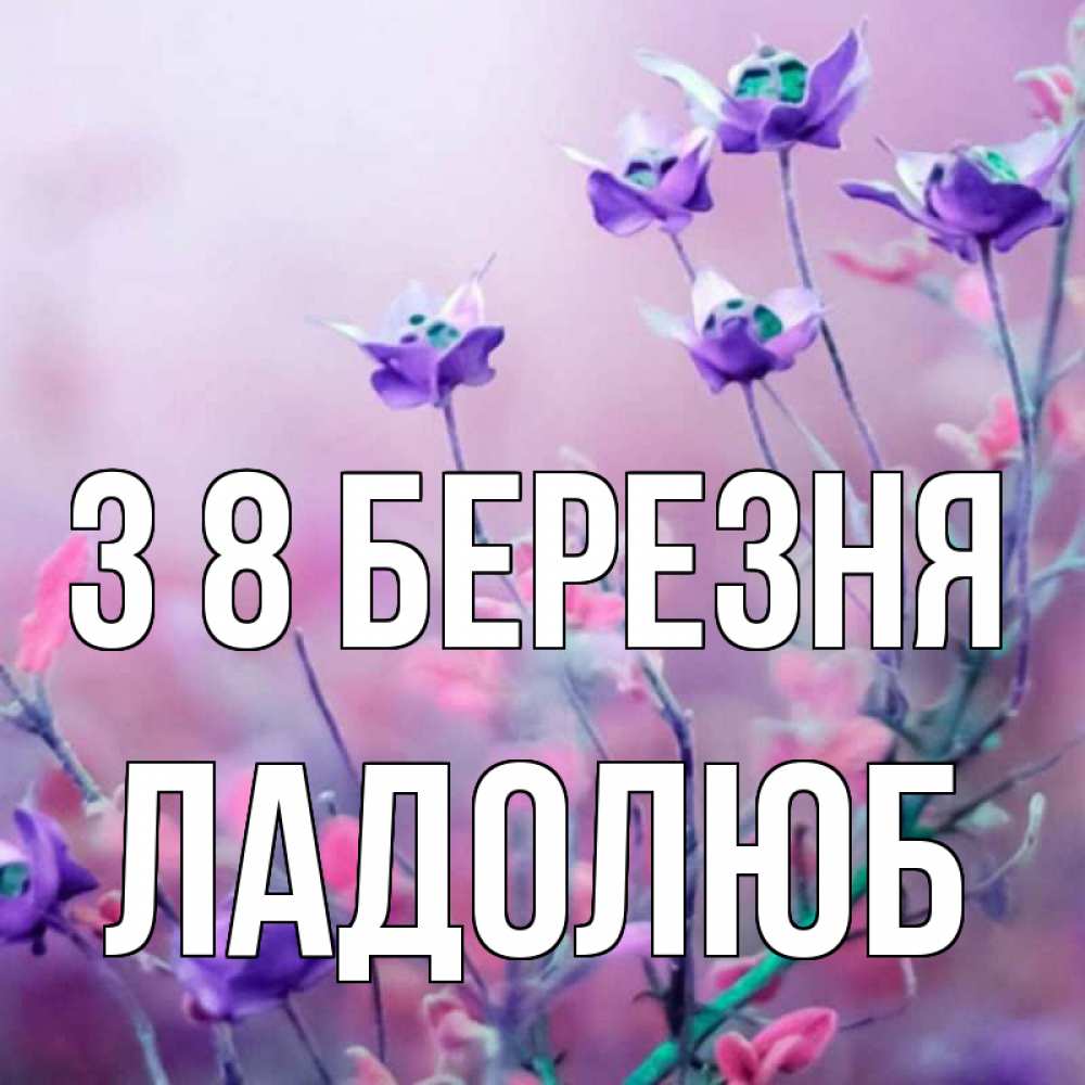 Открытка на каждый день з підписом, Ладолюб З 8 БЕРЕЗНЯ международный женский день 2 Прикольна листівка з побажанням онлайн скачати безкоштовно 