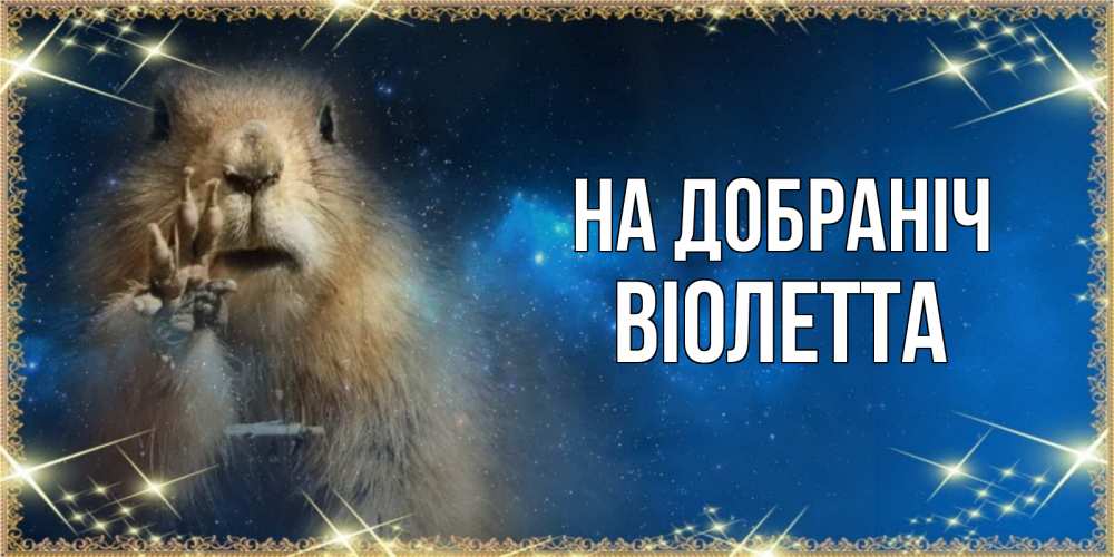Открытка на каждый день з підписом, Віолетта На добраніч спокойной ночи сладких снов Прикольна листівка з побажанням онлайн скачати безкоштовно 