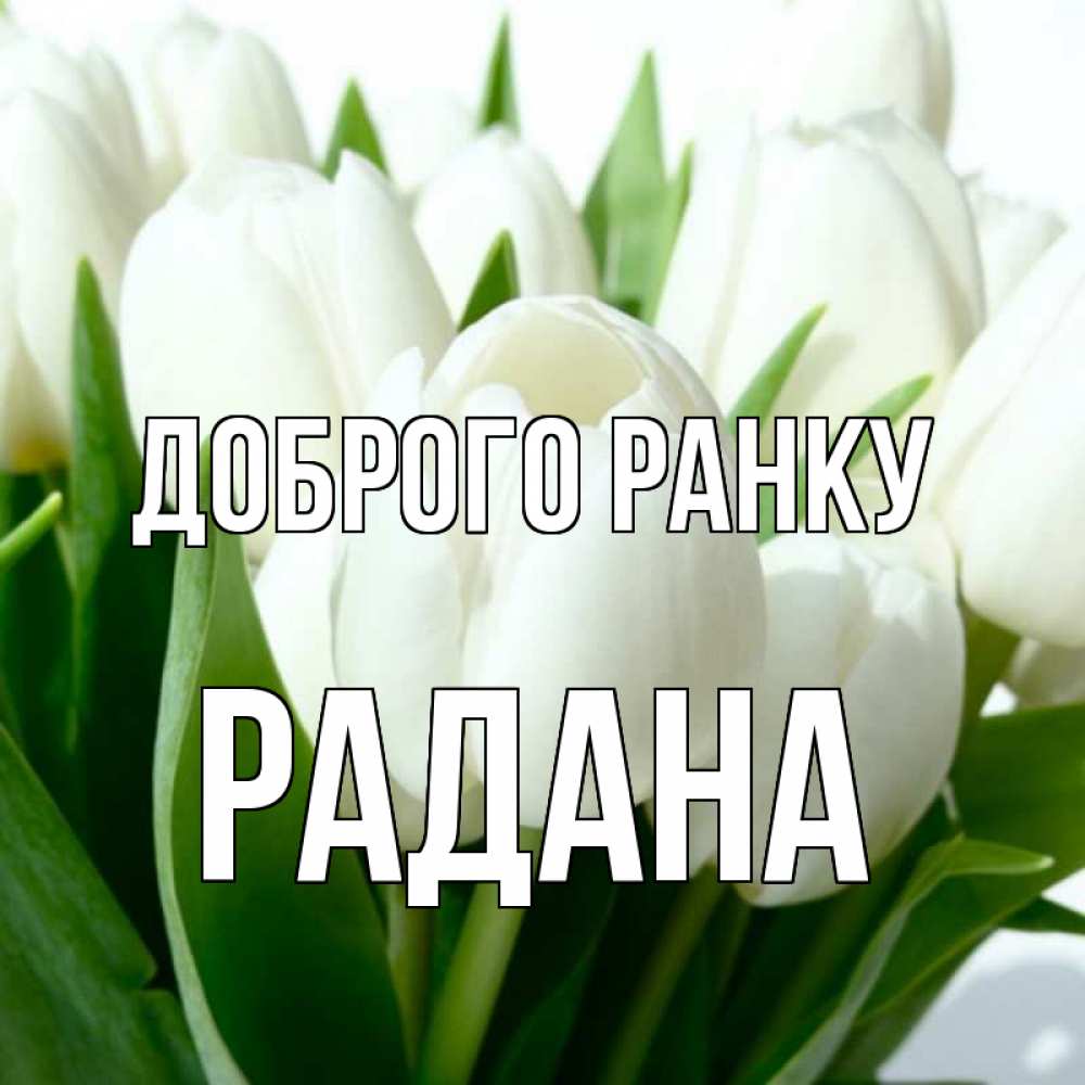 Открытка на каждый день з підписом, Радана Доброго ранку открытки на каждый день по именам Прикольна листівка з побажанням онлайн скачати безкоштовно 