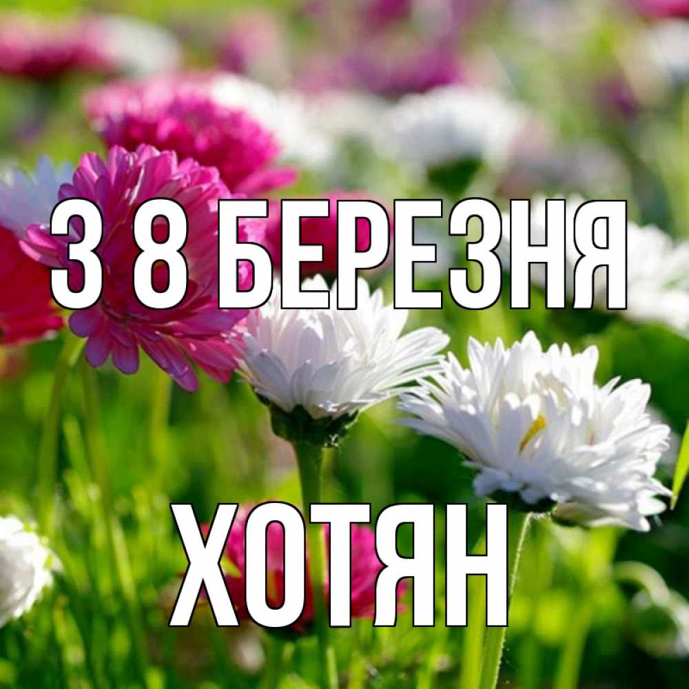 Открытка на каждый день з підписом, Хотян З 8 БЕРЕЗНЯ международный женский день 1 Прикольна листівка з побажанням онлайн скачати безкоштовно 
