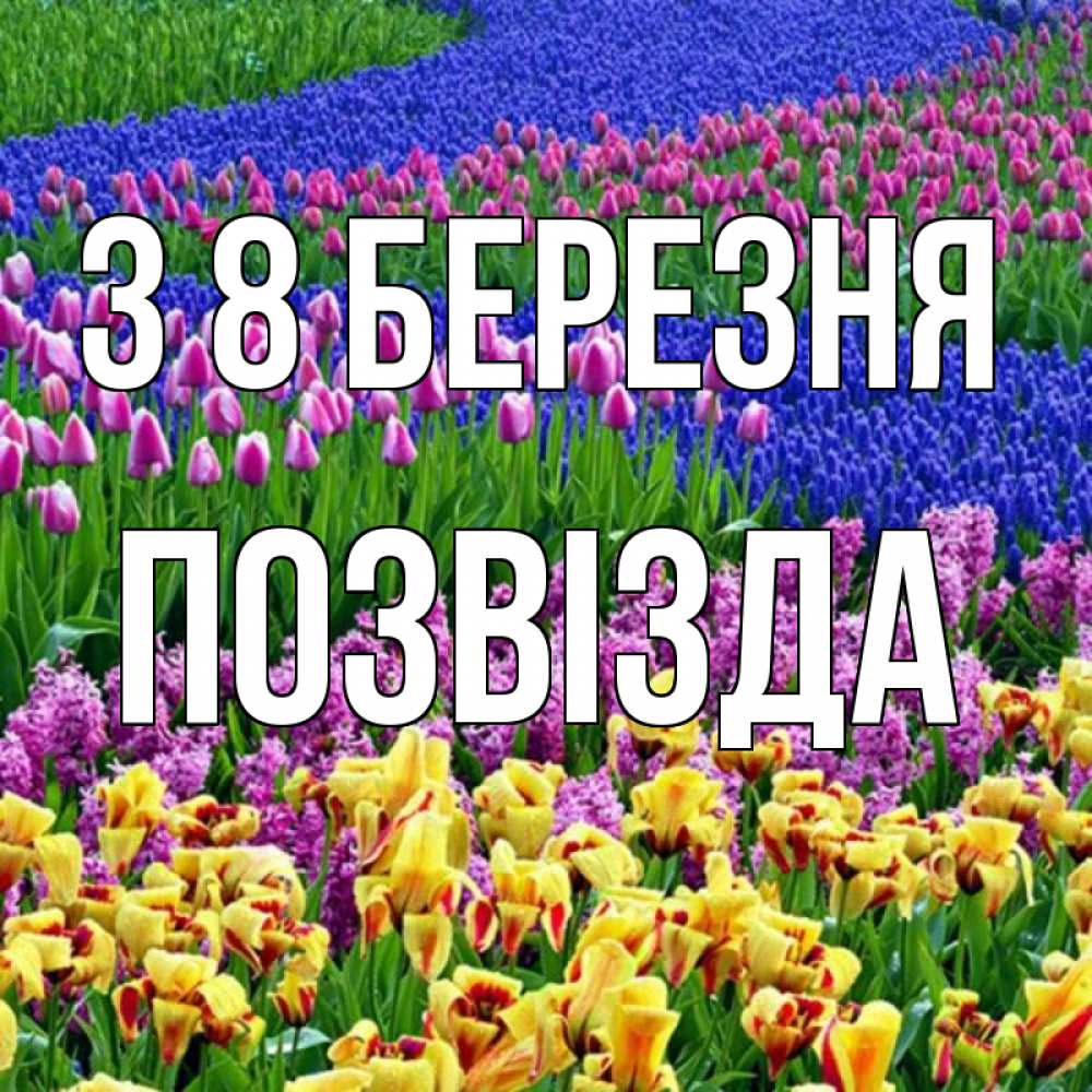 Открытка на каждый день з підписом, Позвізда З 8 БЕРЕЗНЯ цветы Прикольна листівка з побажанням онлайн скачати безкоштовно 
